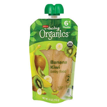 H-E-B Baby Organics Food Pouch – Banana Kiwi, 4 oz