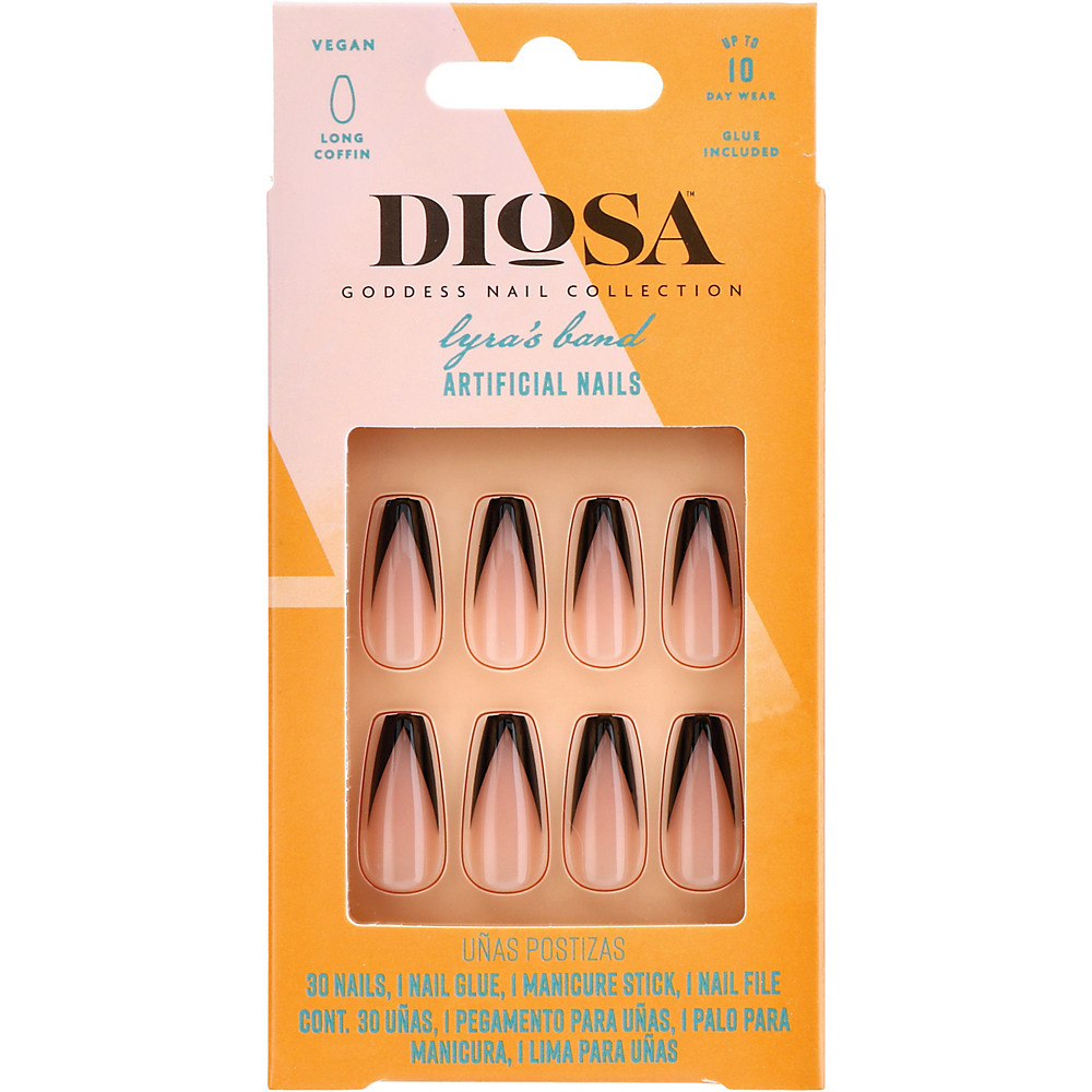 KISS Bare But Better, Press-On Nails, So Natural, Pink, Short Squoval, 28ct