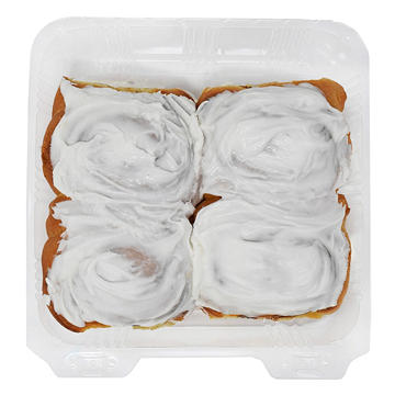 H-E-B Bakery Iced Cinnamon Rolls, 4 ct