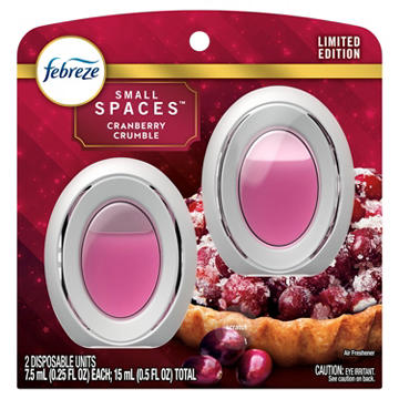 Febreze Odor Fighter Bathroom Air Freshener - Cranberry Crumble, 2 ct