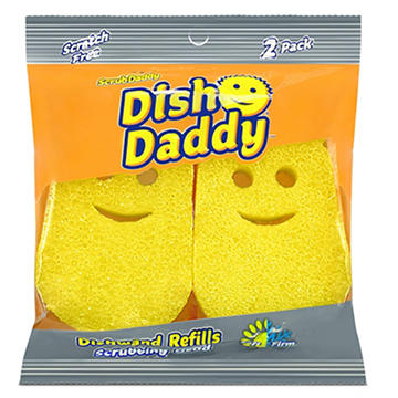 Scrub Daddy Dish Daddy Dishwand Refills, 2 ct