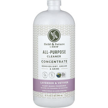 Field & Future by H-E-B All-Purpose Cleaner Concentrate - Lavender & Vetiver, 32 fl oz