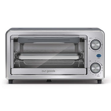 our goods 4 Slice Toaster Oven - Stainless Steel