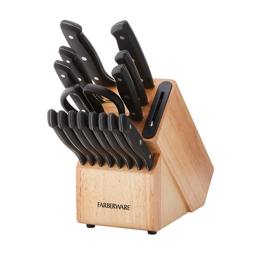 Thyme & Table 15-Piece Knife Block Set