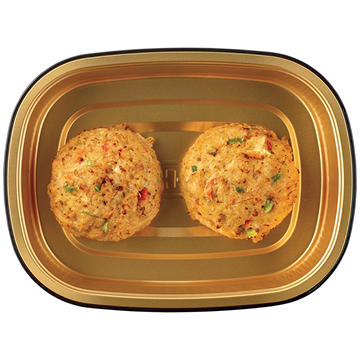 Meal Simple by H-E-B Spicy Maryland-Style Crab Cakes, 2 ct