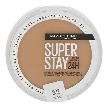Maybelline Super Stay 24HR Hybrid Powder Foundation - 332, 0.21 oz