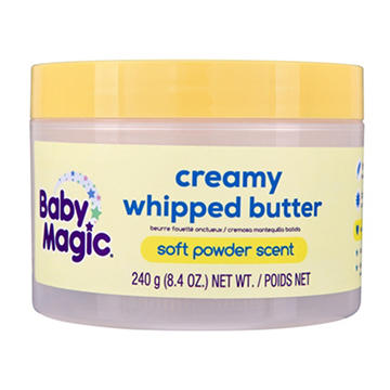 Baby Magic Creamy Whipped Butter - Soft Powder, 8.4 oz