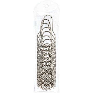 our goods Metal Shower Curtain Rings - Silver, 12 ct