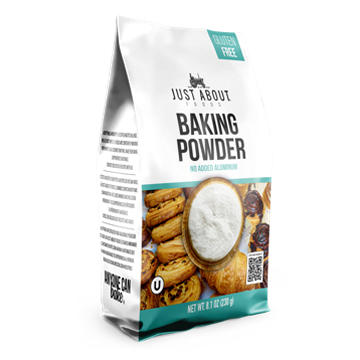 Just About Foods Baking Powder, 8.1 oz