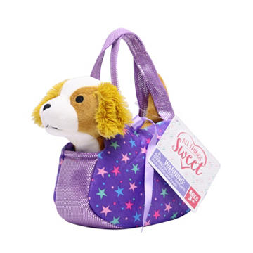 All Things Sweet Puppy Pet Plush in Bag