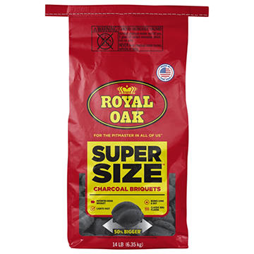 Royal Oak Super Size Charcoal Briquets, 14 lb