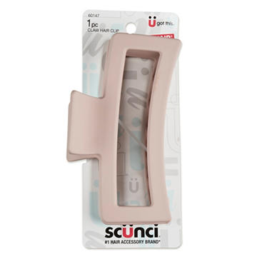 Scunci Open Rectangle Claw Clip