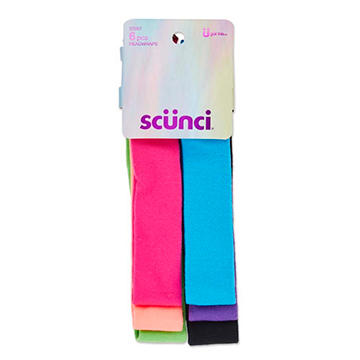 Scunci Skinny Headwraps, 6 ct