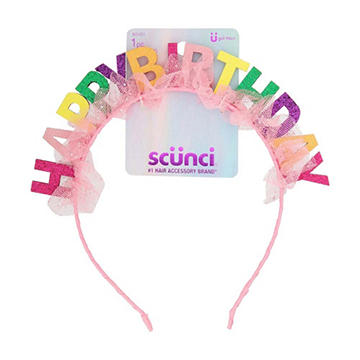 Scunci Happy Birthday Headband