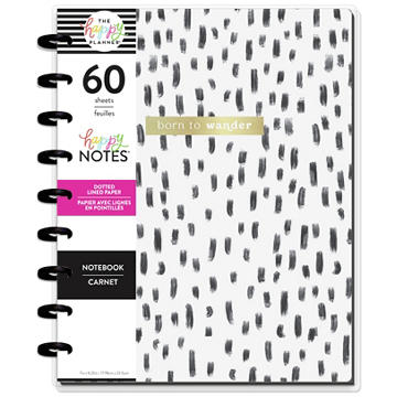 The Happy Planner Born to Wander Classic Notebook, 7" x 9.25"