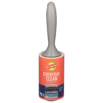 Scotch-Brite Everyday Clean Lint Roller, 70 ct