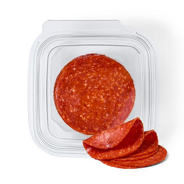 H-E-B Deli #1.5 Sliced Uncured Pepperoni, Avg. 0.5 lb