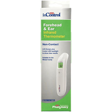 H-E-B Forehead & Ear Non-Contact Infrared Thermometer, 1 ct