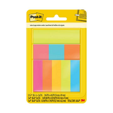 Post-it Notes & Page Markers Pack - Assorted Colors, 450 Ct
