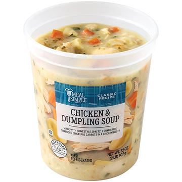 Meal Simple by H-E-B Chicken & Dumpling Soup - Family Size, 32 oz