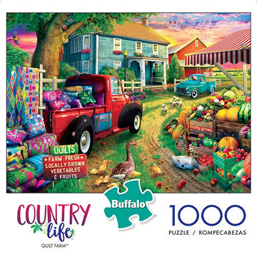 Buffalo Games Country Life Jigsaw Puzzle, 1000 pc