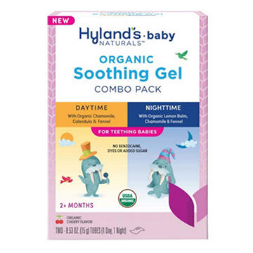 Hyland's Baby Naturals Organic Soothing Gel Combo Pack - Cherry, 0.53 oz