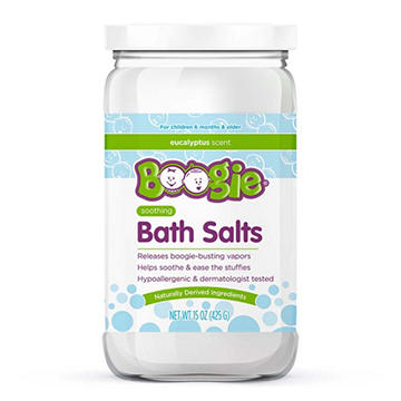 Boogie Soothing Bath Salts - Eucalyptus, 15 oz