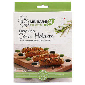 Mr. Bar-B-Q Eco Series Easy Grip Corn Holders, 8 pk
