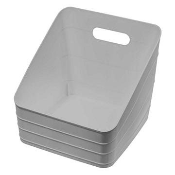 Starplast Slanted Organizer Tray - Gray, 12"