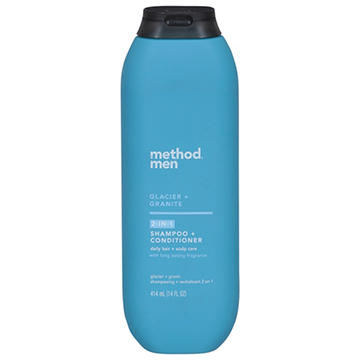 method Men 2 In 1 Shampoo + Conditioner - Glacier + Granite, 14 oz