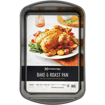 Kitchen & Table by H-E-B Bake & Roast Pan - Gun Metal