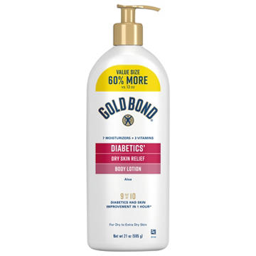 Gold Bond Diabetics' Dry Skin Relief Body Lotion - Aloe, 21 oz