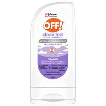 OFF! Clean Feel Clear Gel Insect Repellent V, 3.8 oz