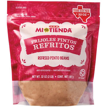 H-E-B Mi Tienda Frijoles Pintos Refritos Refried Beans - Texas-Size Pack, 32 oz