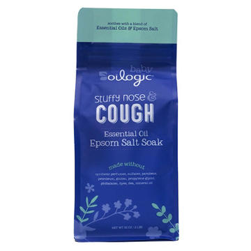 Baby Oilogic Stuffy Nose & Cough Epsom Salt Soak, 32 oz