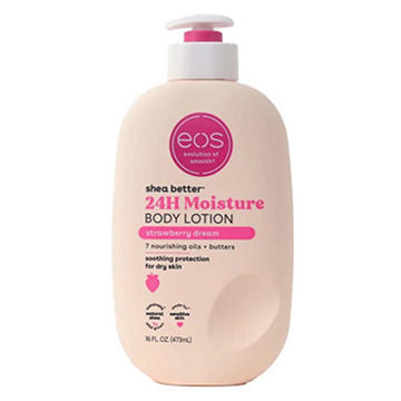 eos Shea Better 24H Moisture Body Lotion - Strawberry Dream, 16 oz
