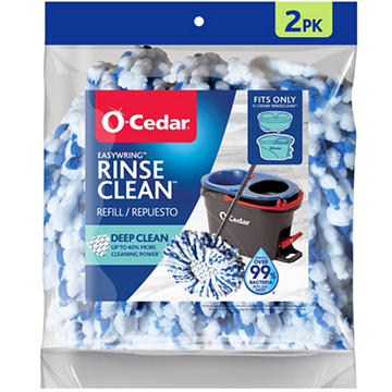 O-Cedar EasyWring RinseClean Deep Clean Refills, 2 ct