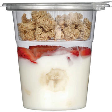 H-E-B Granola & Vanilla Yogurt Parfait – Strawberry Banana, 8 oz