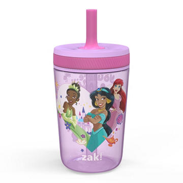 Zak! Designs Kids Kelso Tumbler - Disney Princesses, 15 oz