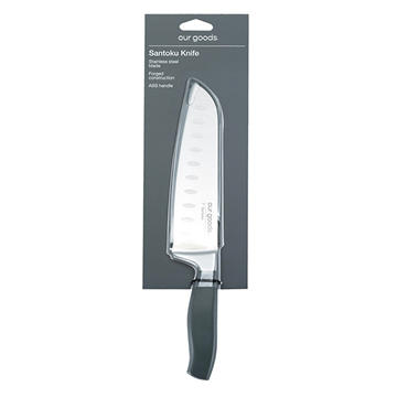 our goods Santoku Knife with Sheath, 7''