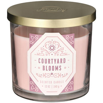 Destination Holiday Courtyard Blooms Scented Candle, 12 oz