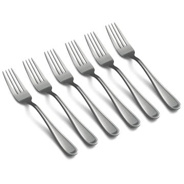 Cambridge Malibu Satin Dinner Forks Set, 6 ct
