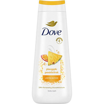 Dove Moisturizing Body Wash Limited Edition - Pineapple & Passionfruit, 20 oz