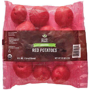 Earth Fresh Organic Red Potatoes, 2 lb bag