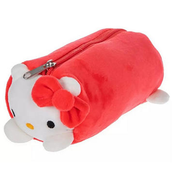 Hello Kitty Red Bow Plush Pencil Case