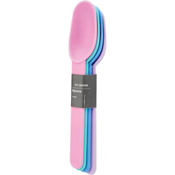 our goods Spoons - Multi Color, 4 pk