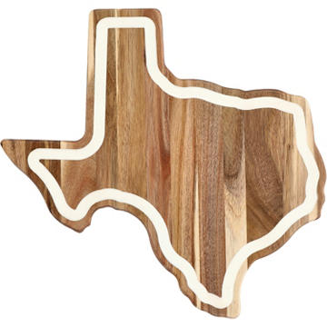 our goods Texas Shaped Charcuterie Board, 14''