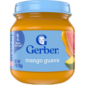 Gerber Stage 2 Baby Food - Mango Guava, 4 oz