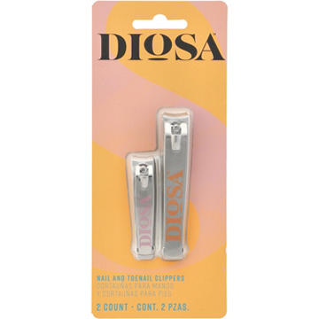 Diosa Nail & Toenail Clippers Set, 2 ct