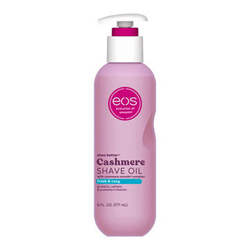 eos Shea Butter Cashmere Shave Oil - Fresh & Cozy, 6.00 fl oz
